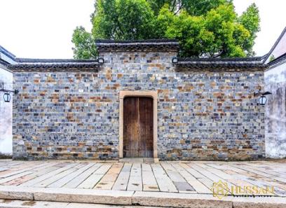 chinese stone facade with complete explanations and familiarization