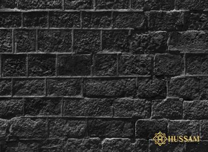 black stone wall with complete explanations and familiarization